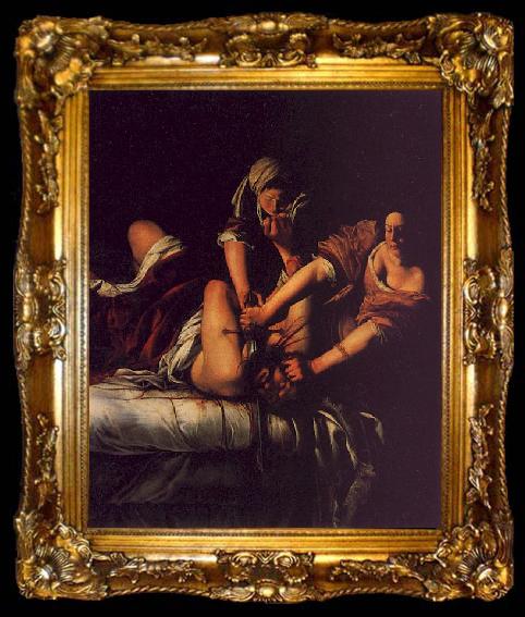 framed  Artemisia  Gentileschi Judith and Holofernes   333, ta009-2